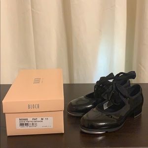 Bloch Black Patent Tap Shoes sz. 11